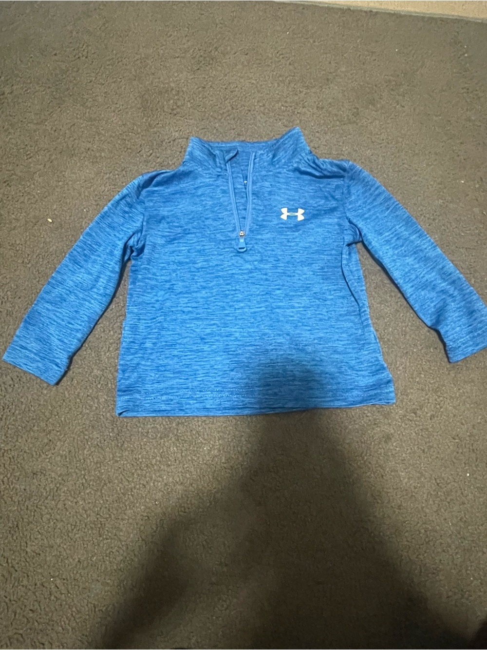 Under Armour Boys' Blue Quarter-Zip Top